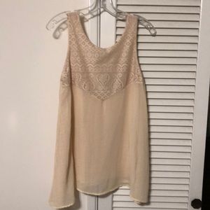 Sleeveless blouse - pale pink